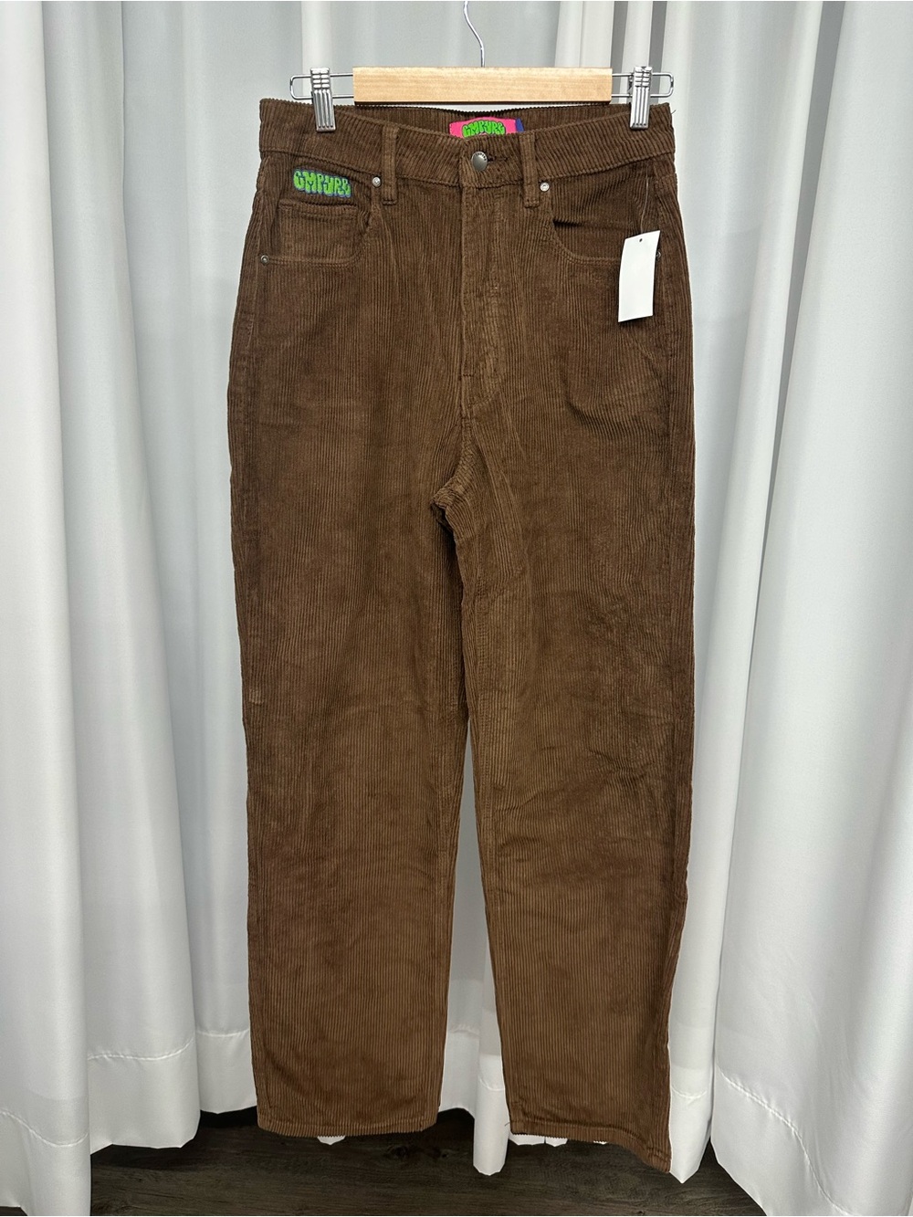 Empyre Brown Corduroy Pants Tori sk8 carafe NWT women’s size 6